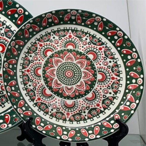 山西印花8饭盘 YD37(60)