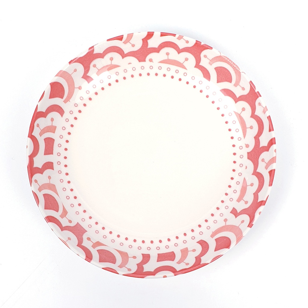 YD14 จานบัว 8นิ้ว (60ใบ)