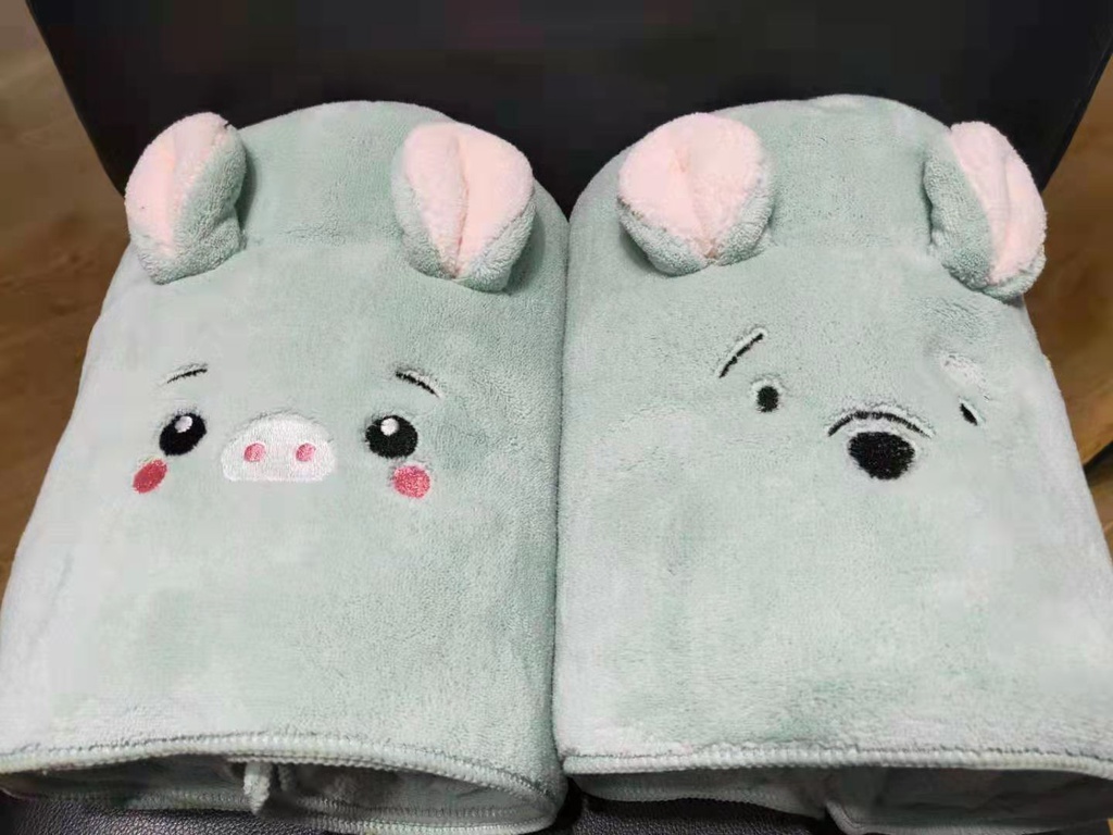 ผ้าขนแกะหัวการ์ตูน 70x140 ซม.( 27x54นิ้ว) (72ผืน)