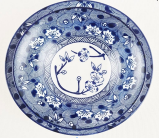 山西印花6直口碗 005 (3N)(48)