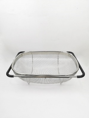 ตะกร้าล้างผักสเตนเลส ยืดได้ 37.5x31x25ซม. (6อัน)