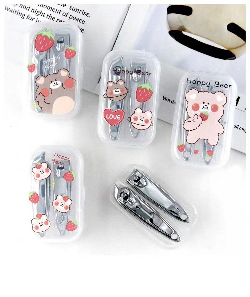 No.7 ชุดกรรไกรตัดเล็บพกพา 2ชิ้น (360ชิ้น)