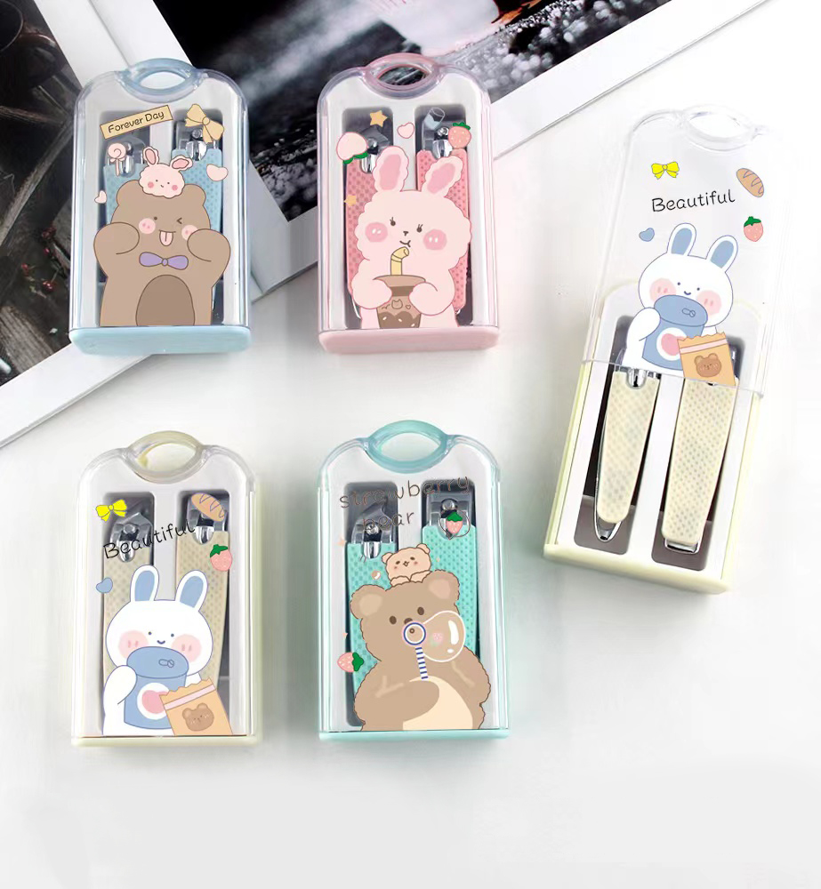 No.1 ชุดกรรไกรตัดเล็บซิลิโคนพกพา 2ชิ้น (360ชิ้น)