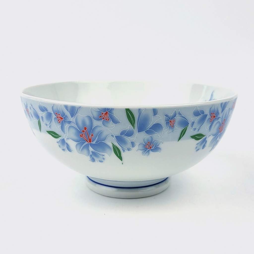 8"直口碗（红春兰）A27-7  (24ใบ)