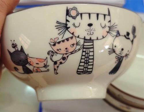 6寸印花直口碗Y142(F)