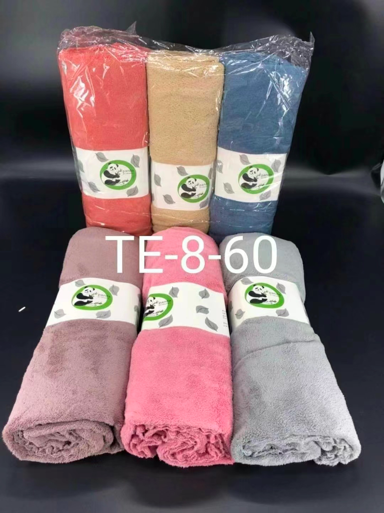 B11-5 珊瑚绒素色 特大款浴巾(90*160cm)(5打)