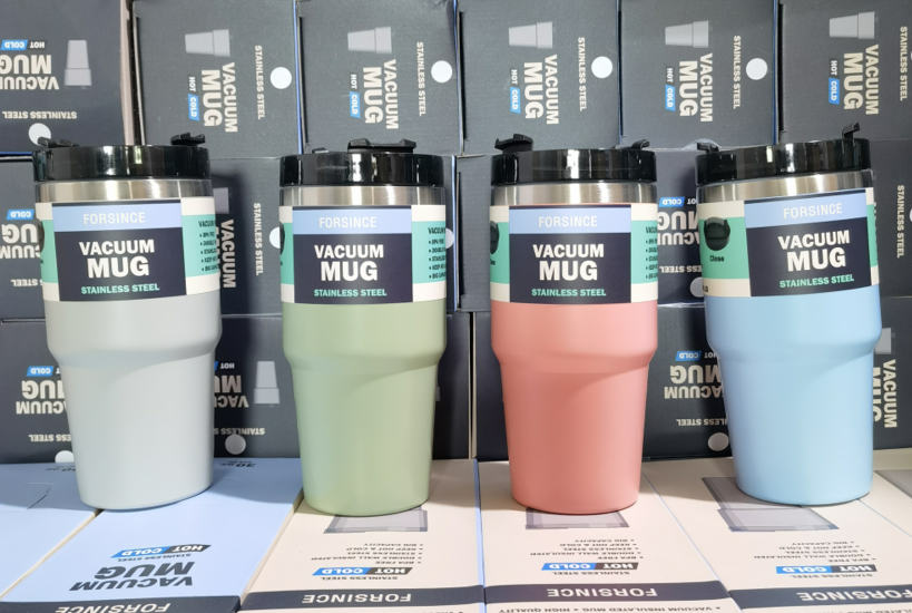 20oz กระบอกน้ำสเตนเลส คละสี (36ใบ)