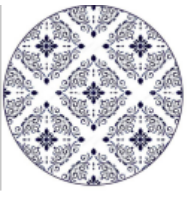 印花6寸直口碗YD67(F)（48）