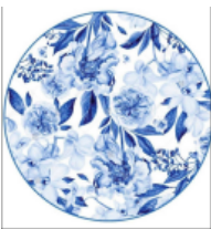 印花8寸饭盘YD68(F) （48）