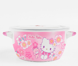 6寸贴花双耳碗KT10（F）