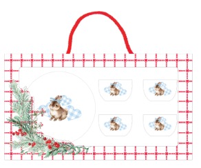CT08-02 ชุดของขวัญเซรามิกสีขาว 8ชิ้น (12ชุด)