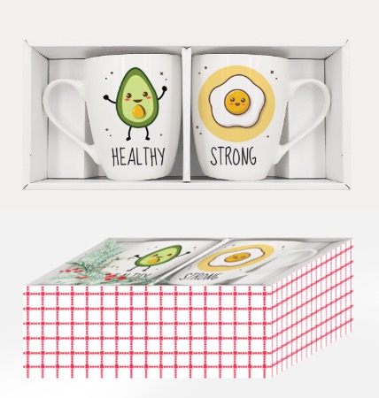 CT02-02 ชุดแก้วมัค 2ชิ้น (24ชุด)