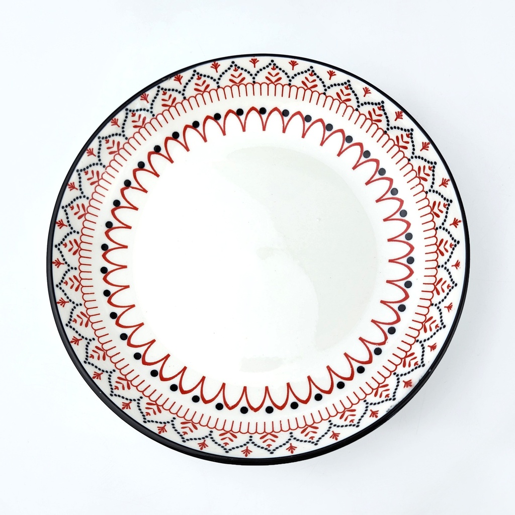 YD25(X)จานบัว 8นิ้ว (60ใบ)