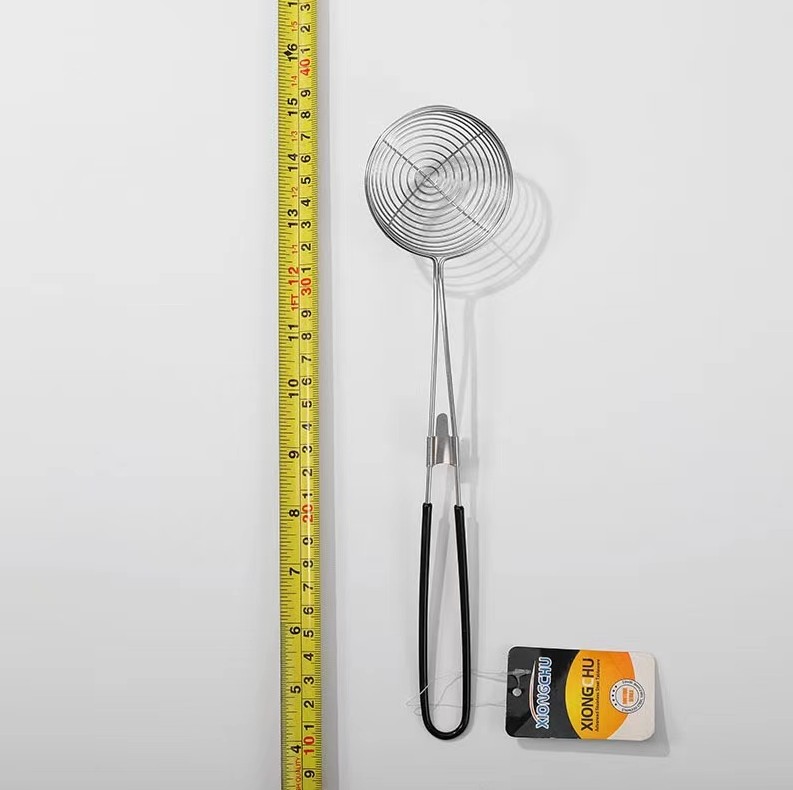 กระชอนตักไข่มุกด้ามดำ 6.5 ซม.#201(200อัน)