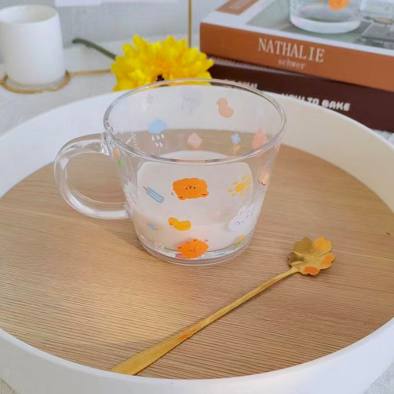 05 แก้วตวงใสพิมพ์ลาย การ์ตูน 350 ml.(60ใบ)