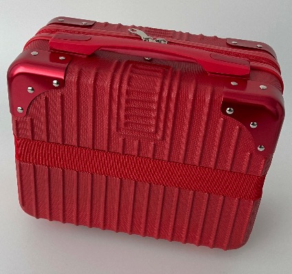 红色14寸手提行李箱