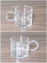 GB402 แก้วลูกปัดสีใส 300 ML.(60ใบ)