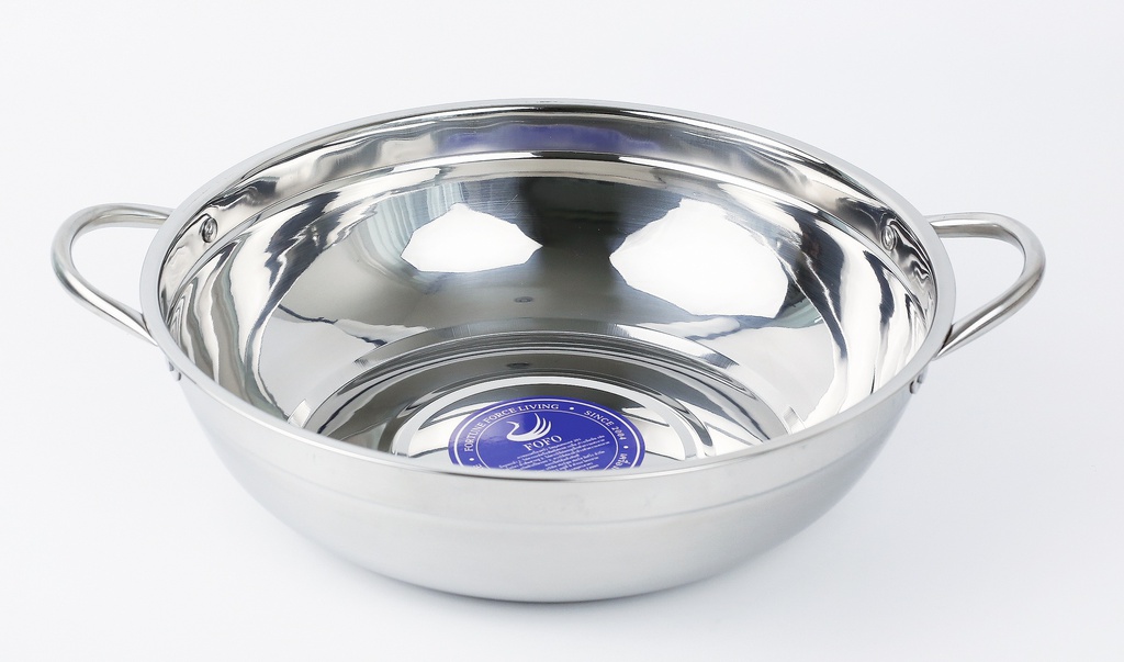 หม้อสุกี้ 1ช่อง 32ซม.ไม่ฝา(6ใบ)