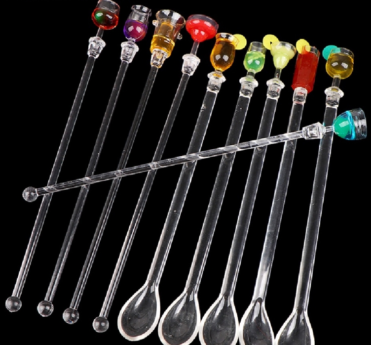 ช้อนชงน้ำปั่นคละแบบ 9นิ้ว (120ชิ้น)