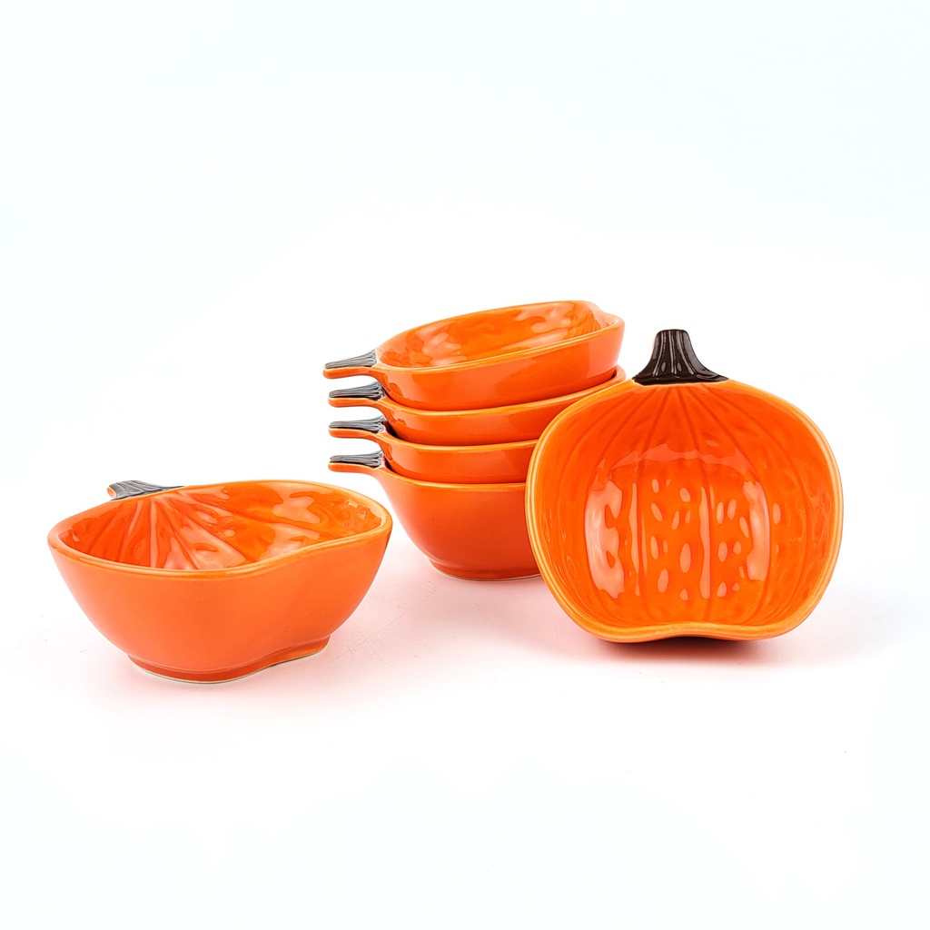 ถ้วย ฟักทอง 4.5นิ้ว (orange)(216ใบ）