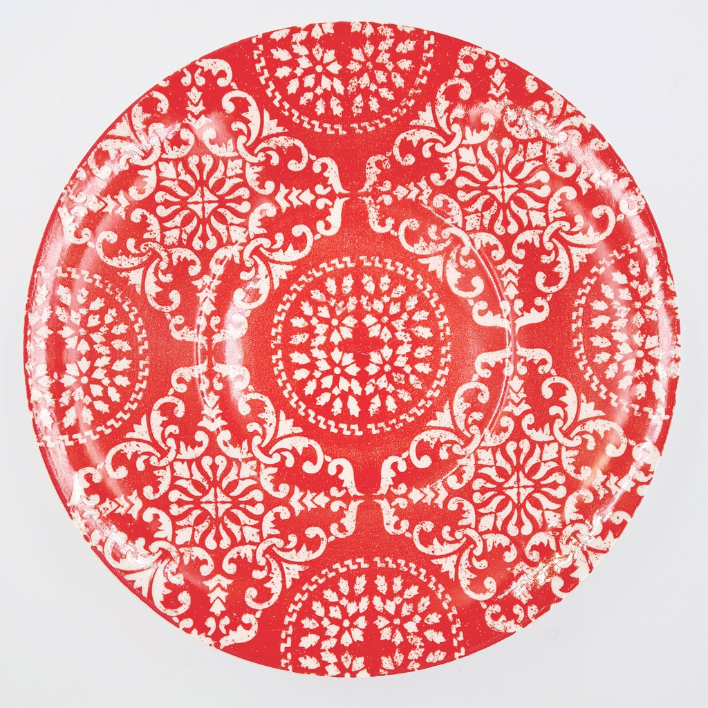 山东印花8汤盘-16