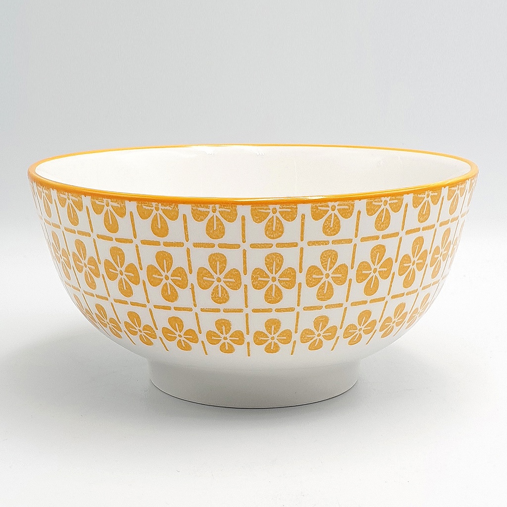 山西6寸印花直口碗