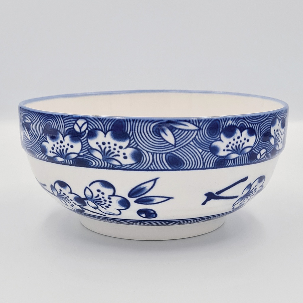 [CA1605]No.005 ถ้วย ลายคราม ทรงซ้อน 5 นิ้ว (80ใบ)