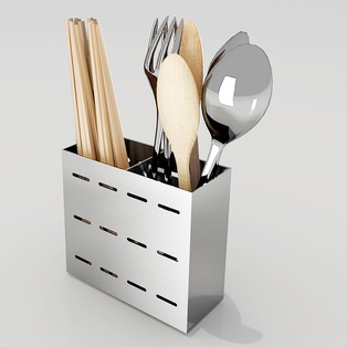 免钉收纳墙（筷子笼）
