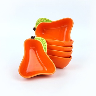 ถ้วย ลูกแพร์ 4.5นิ้ว (orange)(216ใบ)