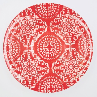 No.16 จาน ลายคราม 8นิ้ว (80ใบ)