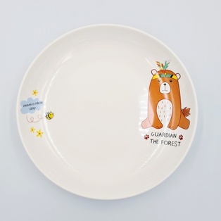 山东贴花8饭盘-80