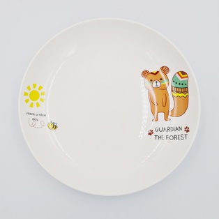 山东贴花8饭盘-86