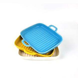 8寸长方双耳烤盘-B45（48）