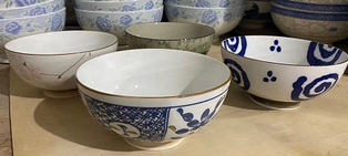 7寸直口碗（樱花）S-46