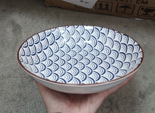 5寸饭盘（边花）S-59