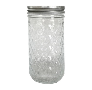 กระปุกแก้วพร้อมฝา 350ml. (90ใบ)