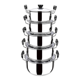 双柄加厚高耳锅22-24-26套装