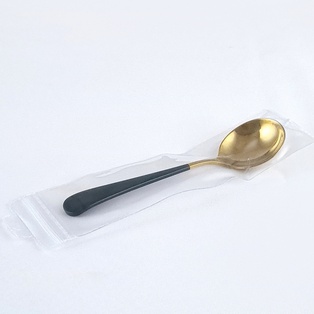 网红勺 镀金+绿色