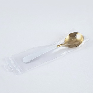 网红勺 镀金+白色