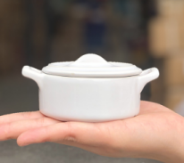 ถ้วย 5นิ้ว ขาวล้วนสีขาว (100ใบ) 