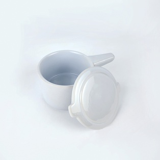 ถ้วยมีด้ามจับ 6นิ้ว สีขาว (50ใบ)