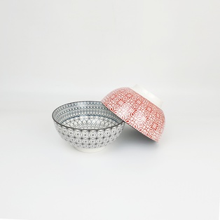 A120 ชามบัว 6นิ้ว คละลาย(72ใบ)