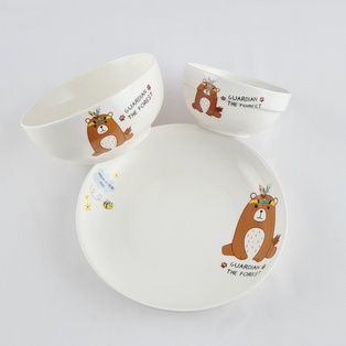 贴花6寸护边碗-80