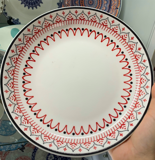 YD25 จานบัว 8นิ้ว (48ใบ)