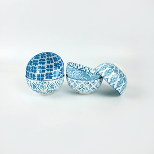 A135 ชามบัว 5นิ้ว ปั๊มลาย