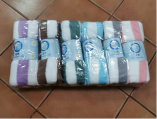 ผ้าเช็ดหน้า 14x28นิ้ว (24โหล)