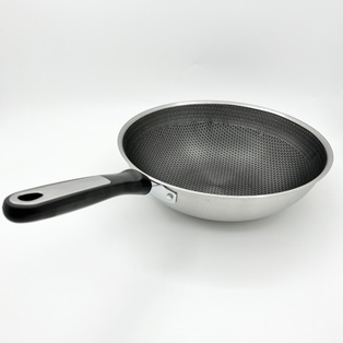 กระทะรังผึ้ง ด้ามดำ 32ซม. (12ใบ)