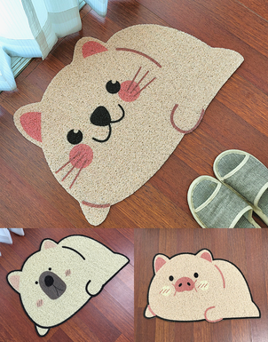 C3-1 พรมเช็ดเท้าคละทรง คละลาย 40x60ซม.(60ผืน)