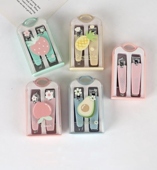 No.2 ชุดกรรไกรตัดเล็บซิลิโคนพกพา 2ชิ้น (360ชิ้น)