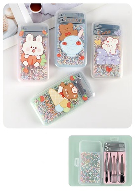 No.1 ชุดกรรไกรตัดเล็บพกพา 7ชิ้น (216ชิ้น)